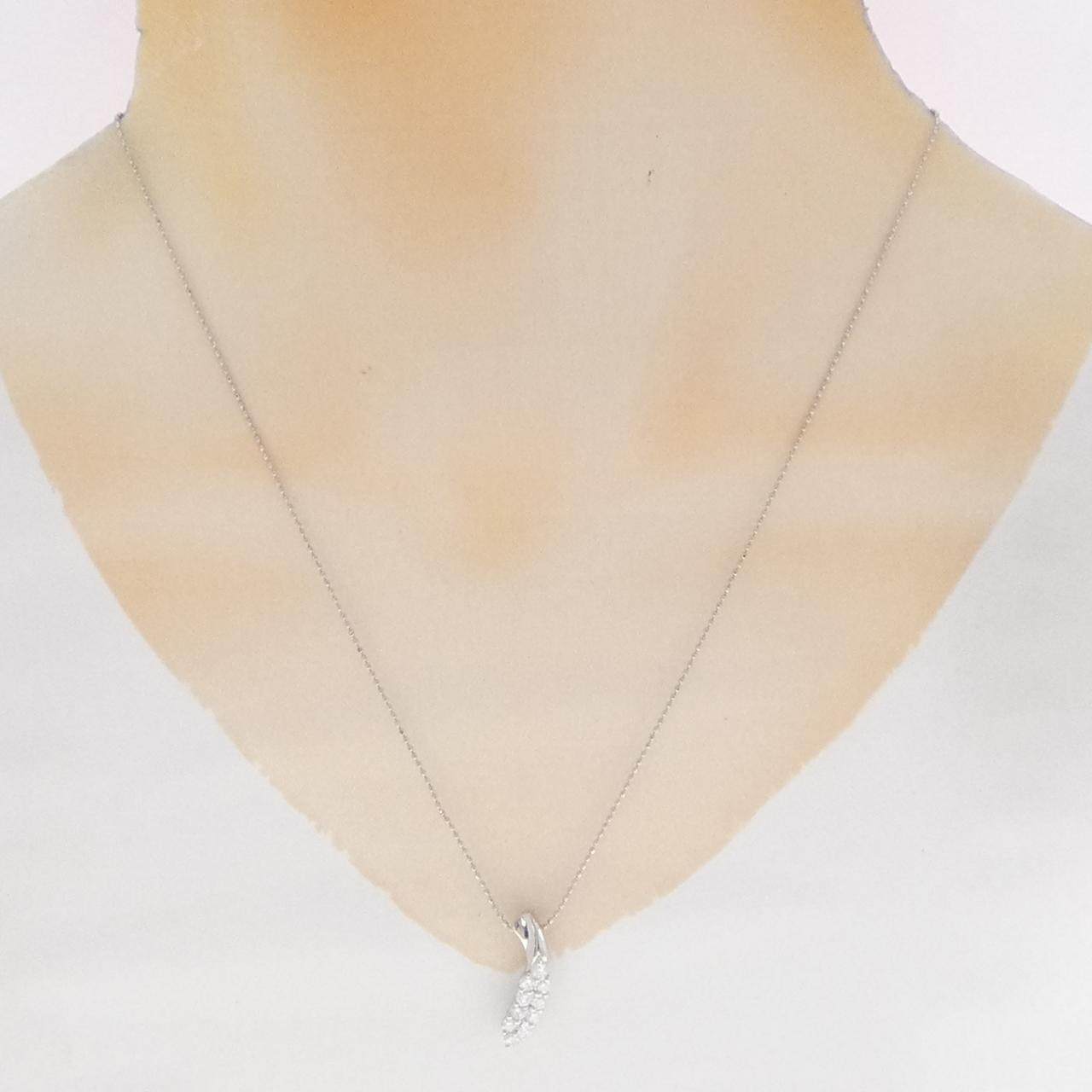 PT900 PT850 0.50CT ダイヤモンドネックレス
