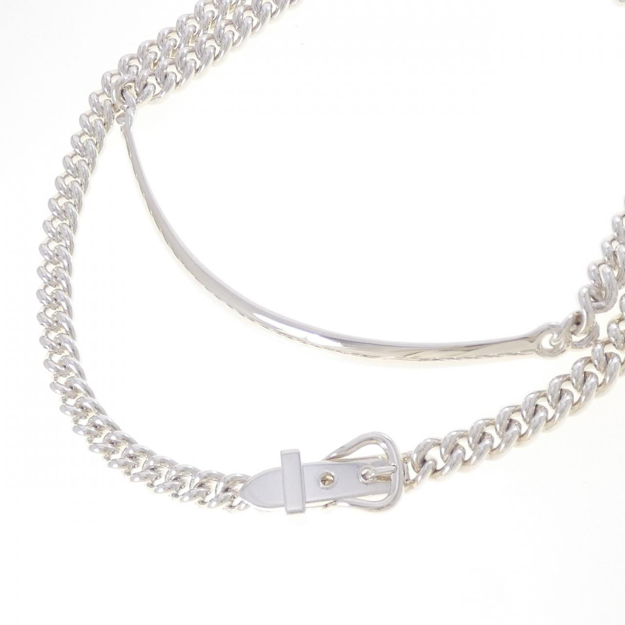 エルメス ブックルセリエ アンフレクシブル 925 シルバー ネックレス