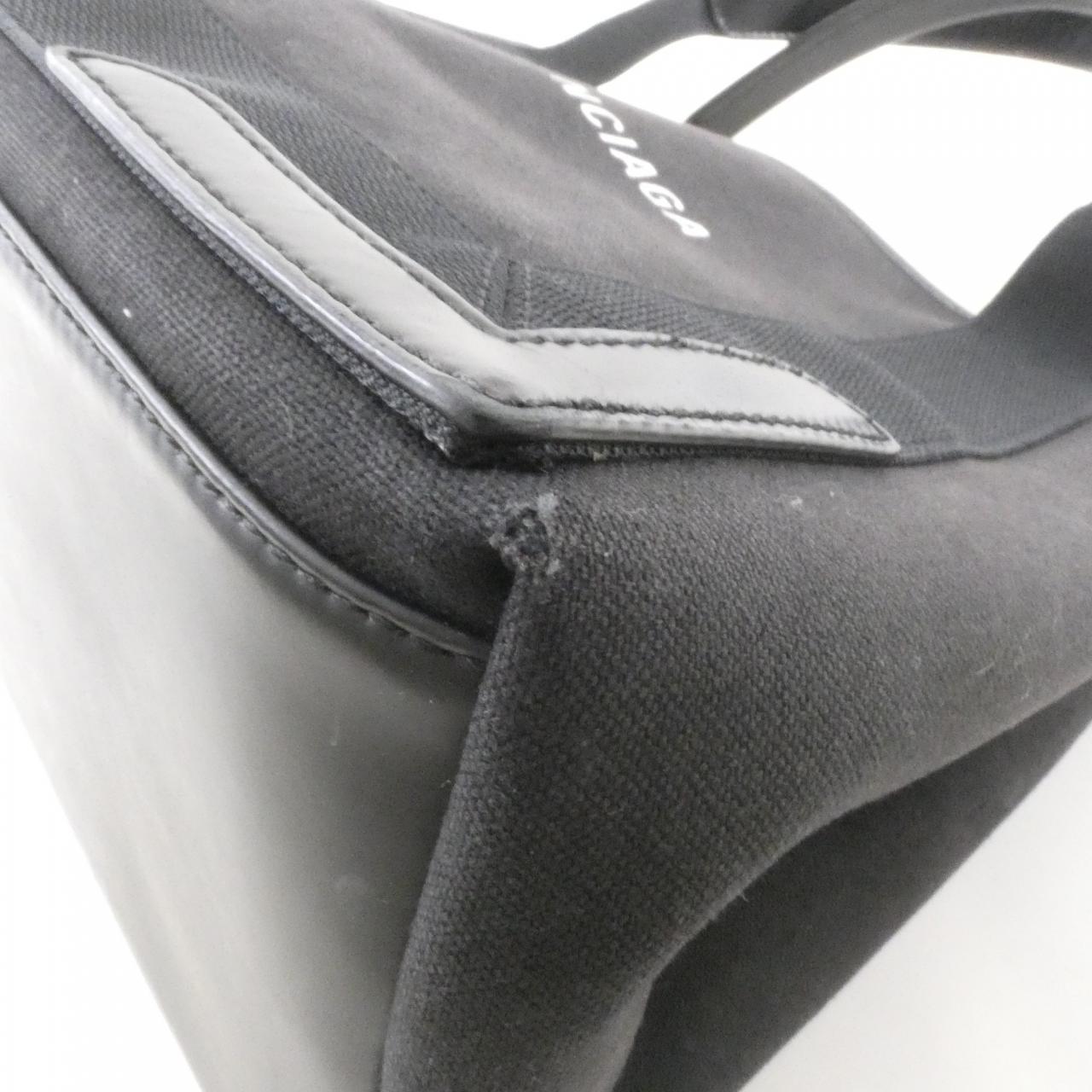 バレンシアガ ネイビーカバス トートバッグ