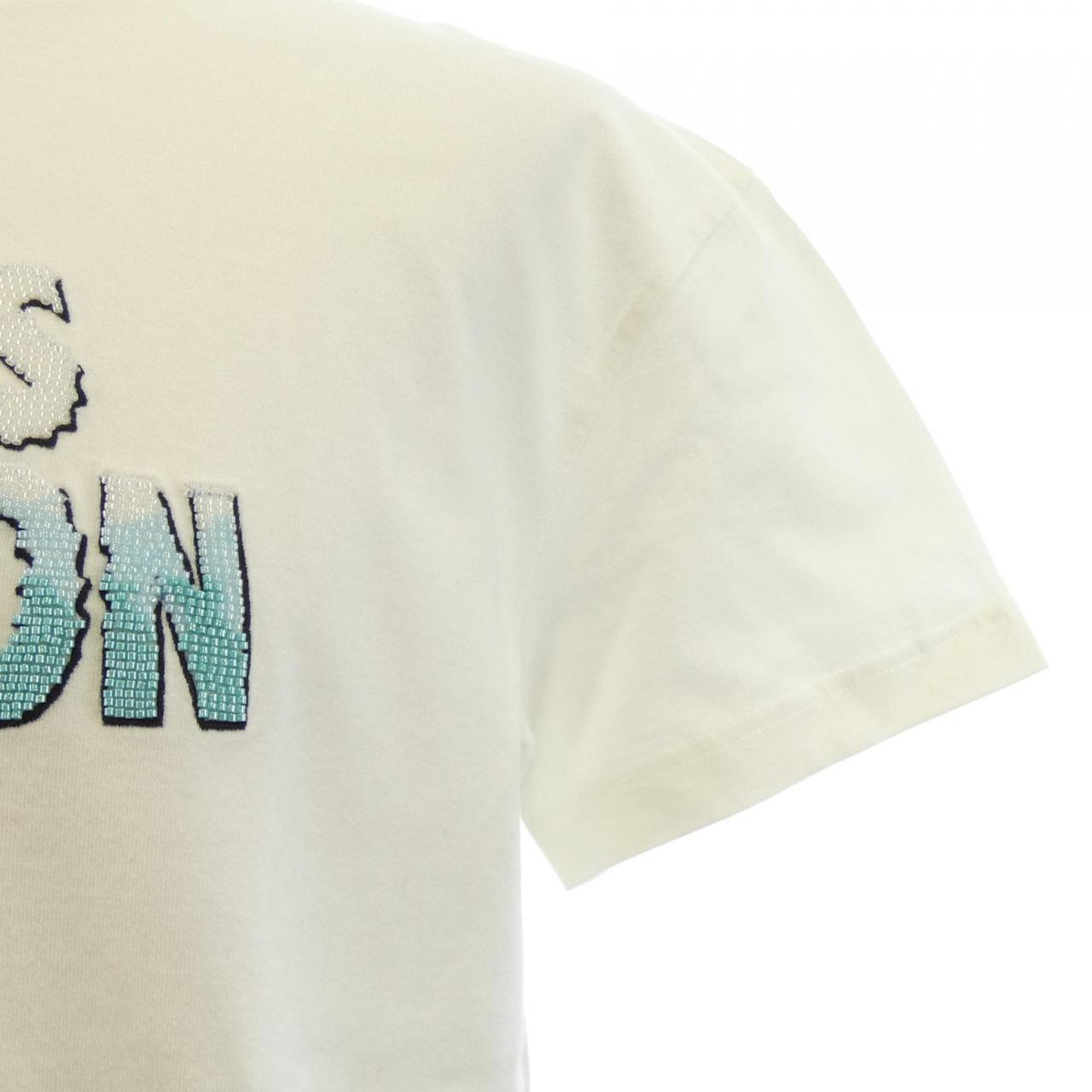 ルイヴィトン エンブロイダードビーズコットンTシャツ