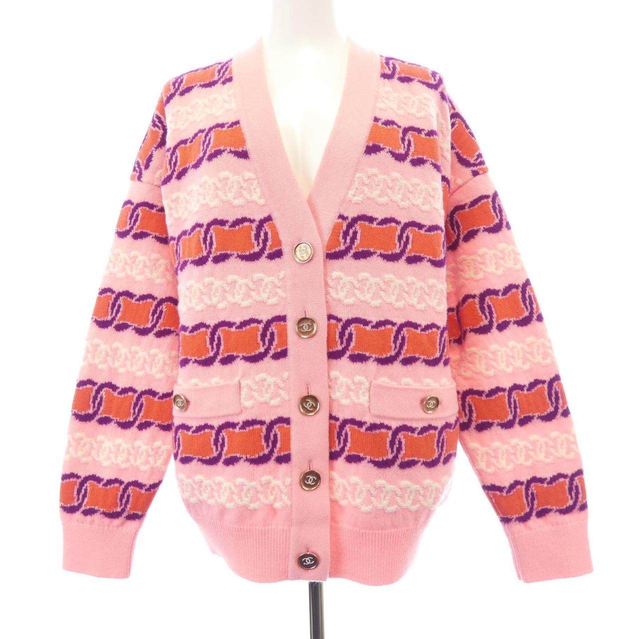 シャネル カシミヤカーディガン