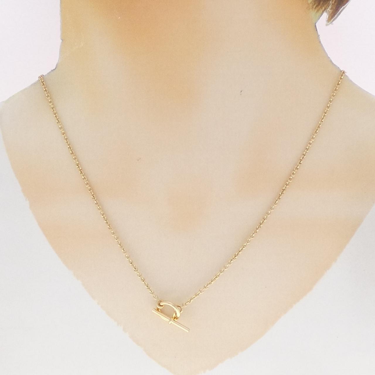 エルメス シェーヌダンクル 750イエローゴールド ネックレス LGサイズ42cm