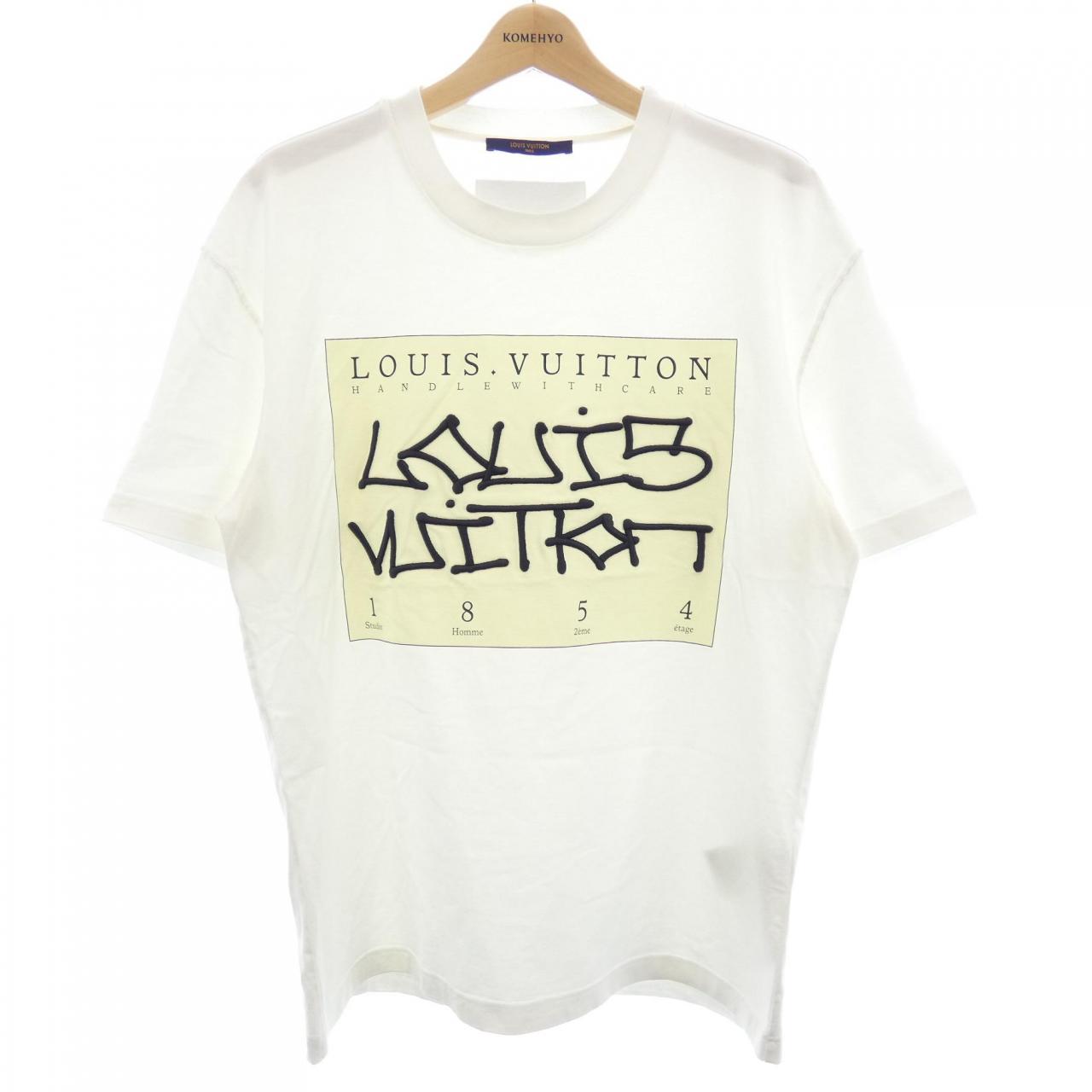 ルイヴィトン コットンプリントTシャツ