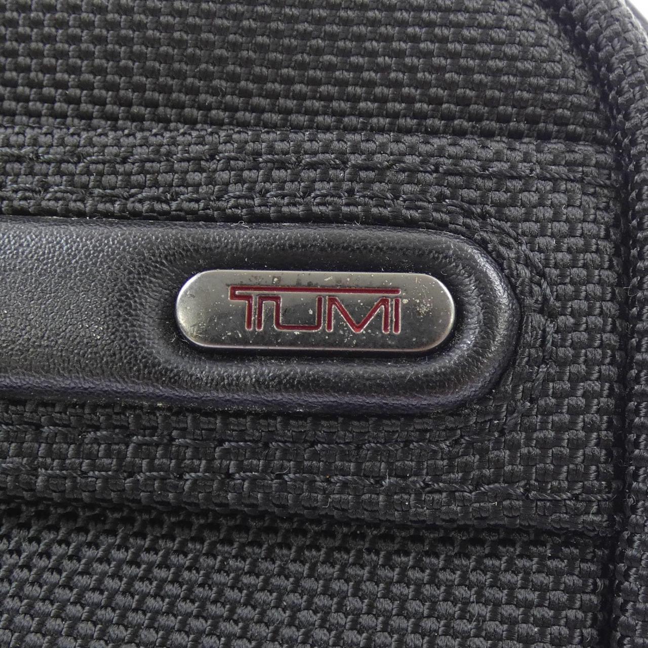 トゥミ レザーショルダーバッグ