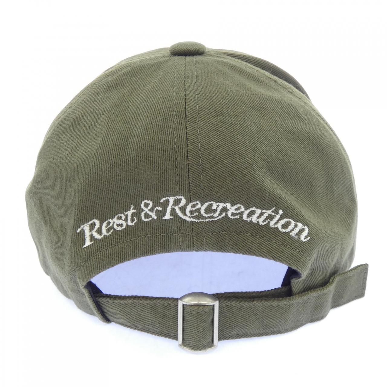 REST&RECREATION コットンキャップ