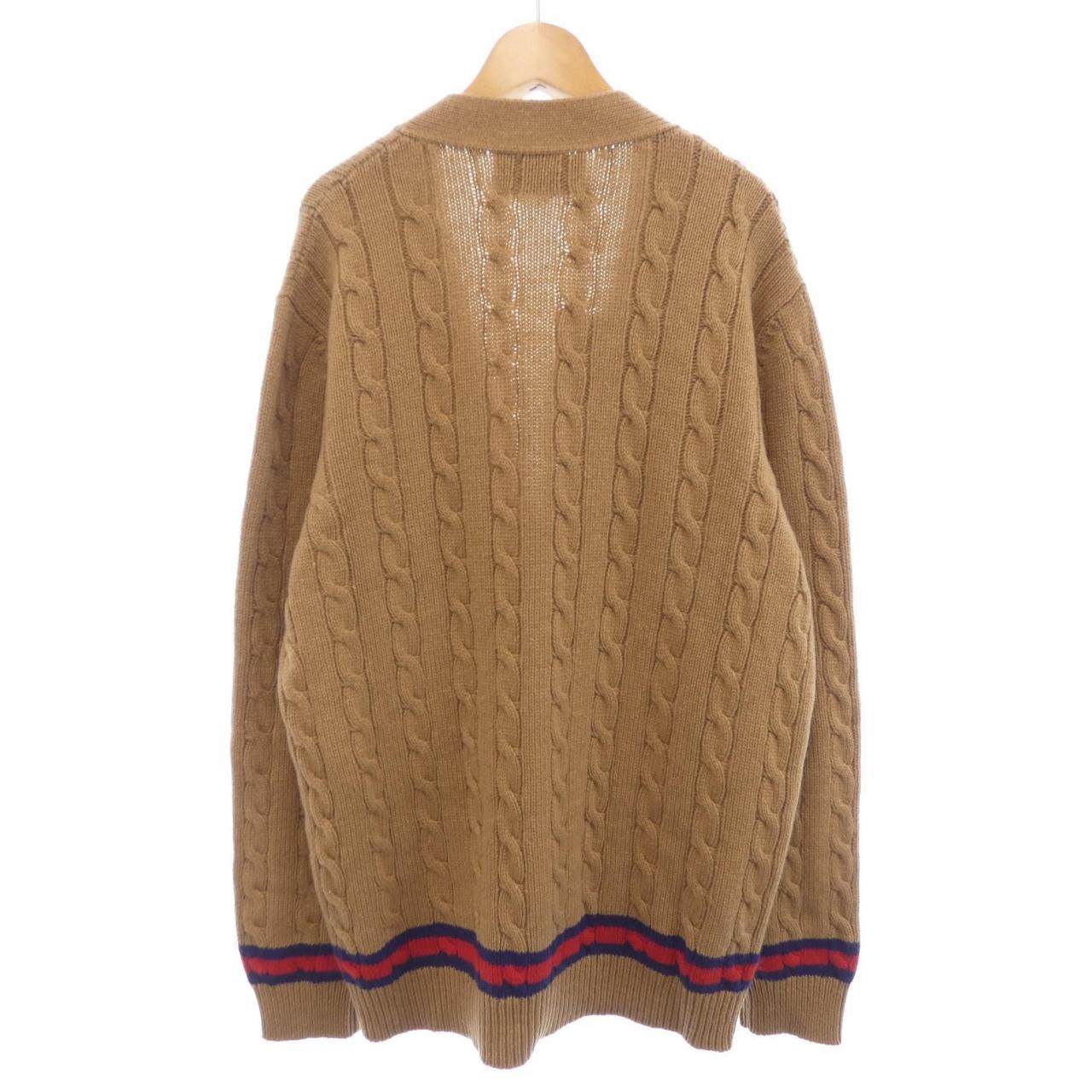 グッチ カシミヤカーディガン