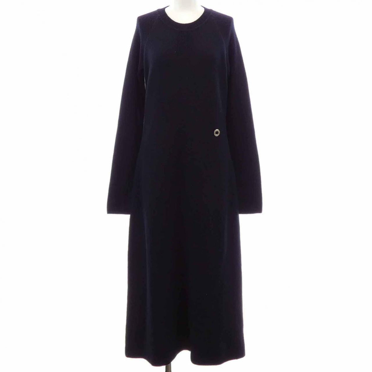 エルメス カナディアンボタン カシミア ワンピース