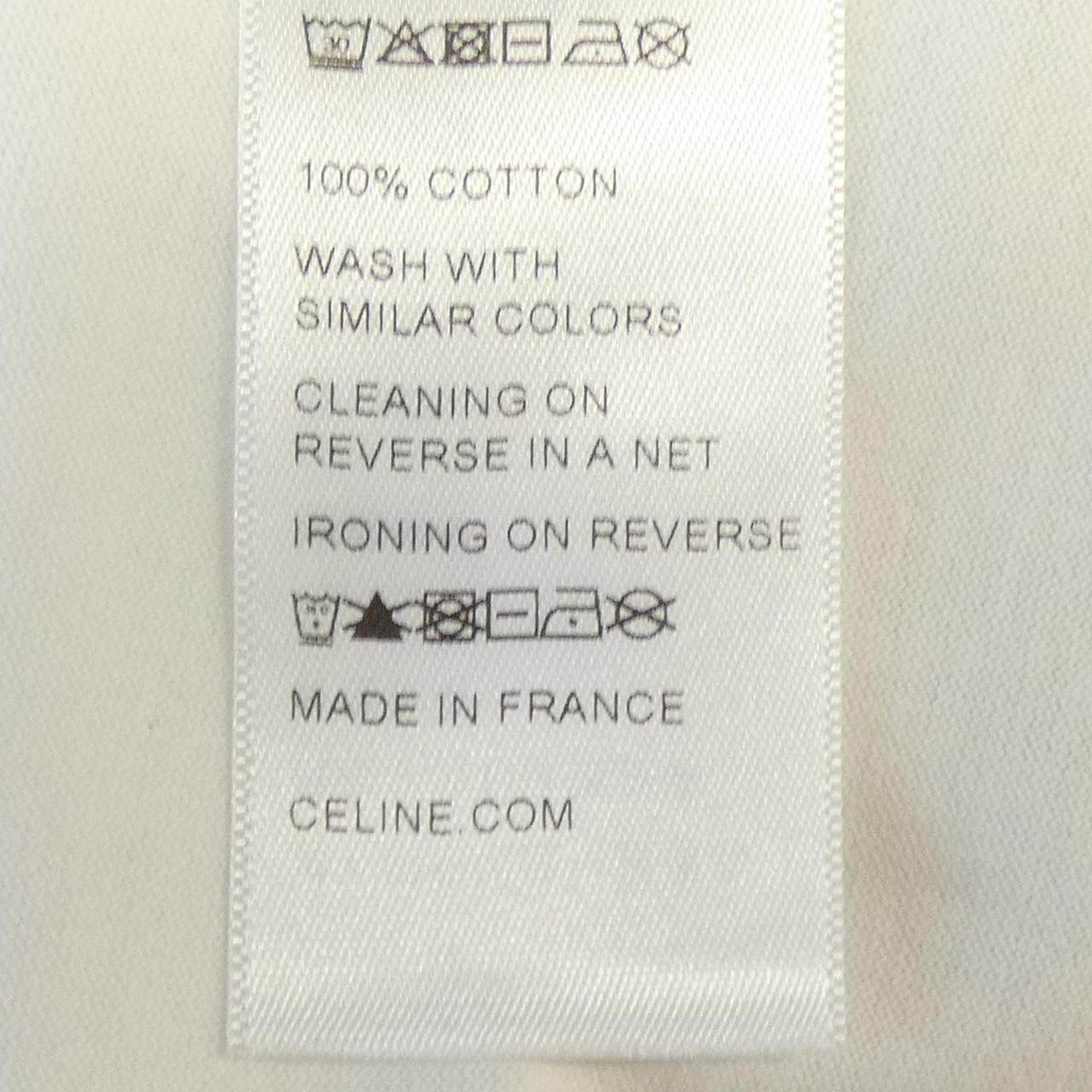 セリーヌ CELINE PARIS トリオンフ コットンTシャツ