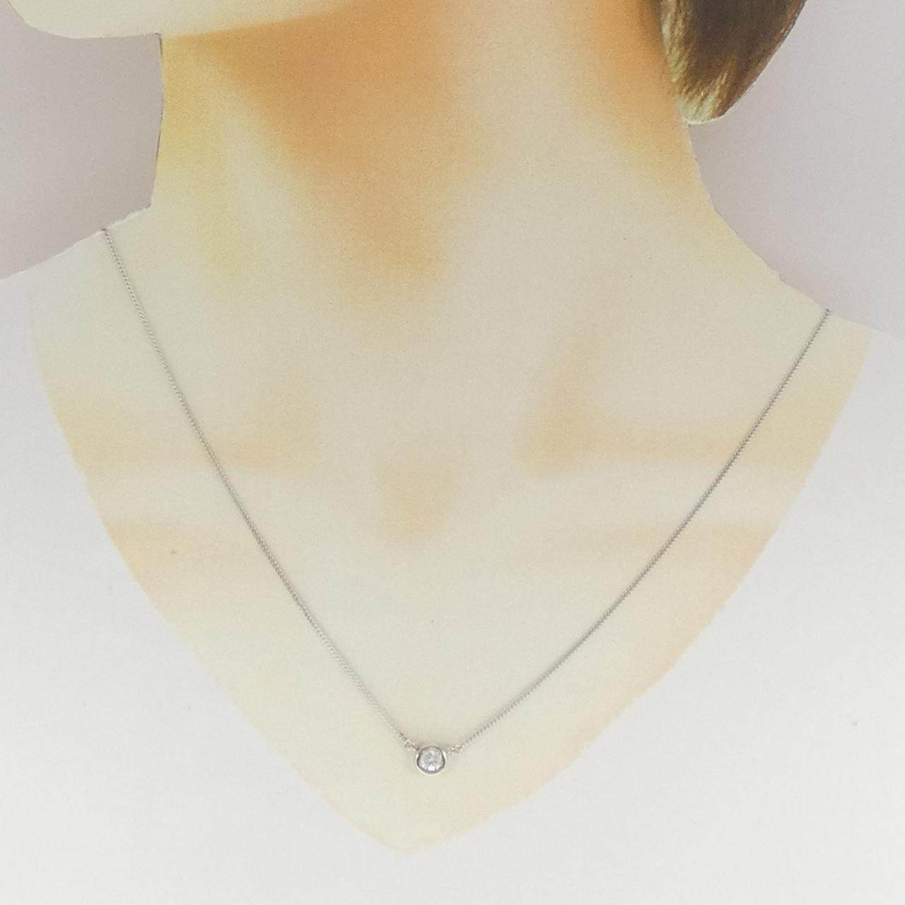 プラチナPT850 ダイヤモンドネックレス
