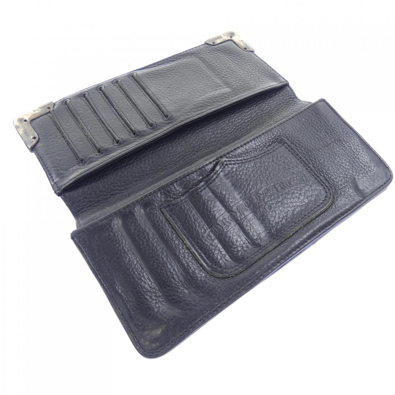 クロムハーツ LNG SNGL FOLD TIPS レザー財布