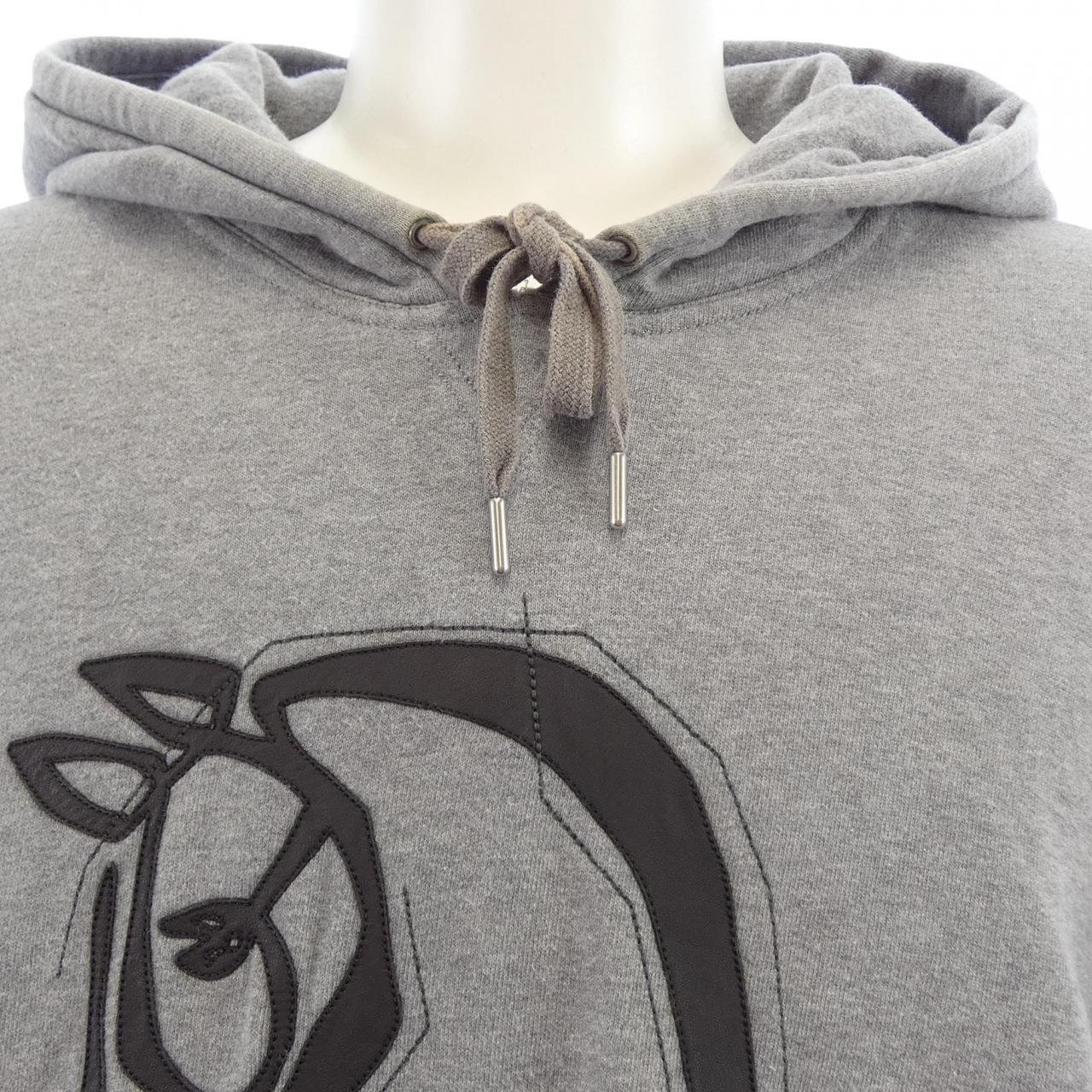 エルメス CHEVAL AU TRAIT コットンパーカー