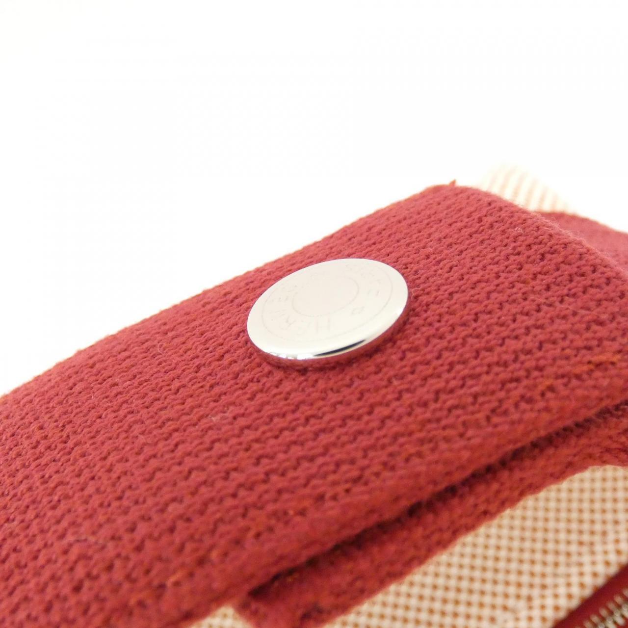 エルメス ブリッドアブラック カブリオル GM トワルアッシュ ポーチ