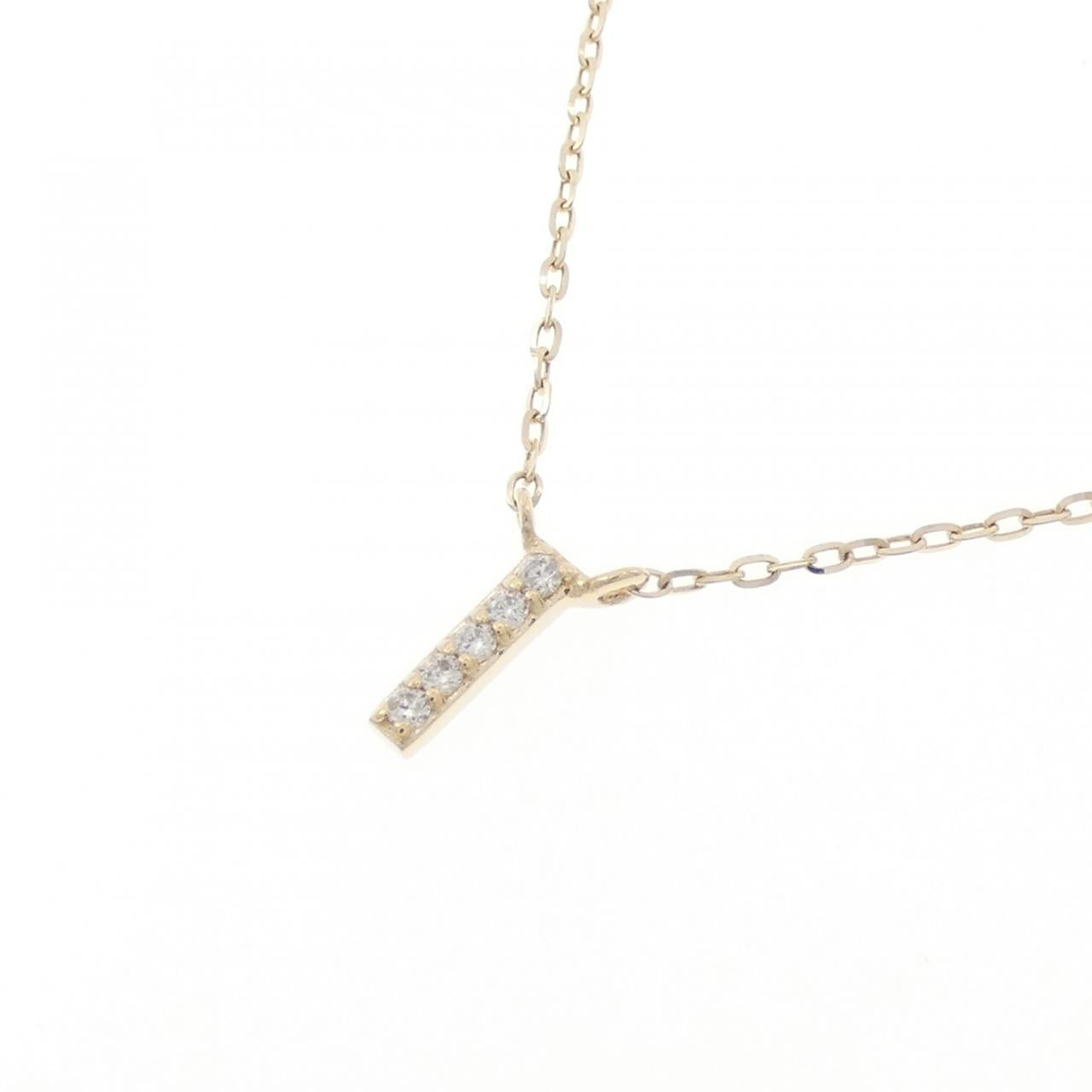エテ K10イエローゴールド ダイヤモンドネックレス