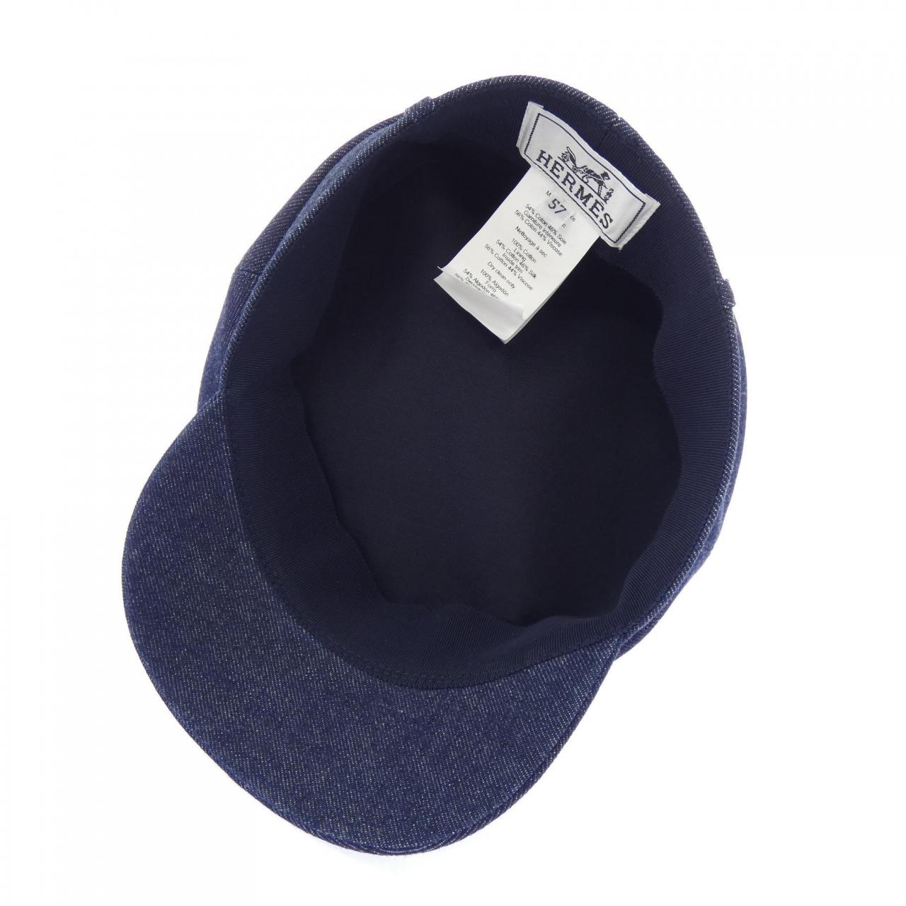 エルメス DEAUVILLE DENIM デニムキャップ