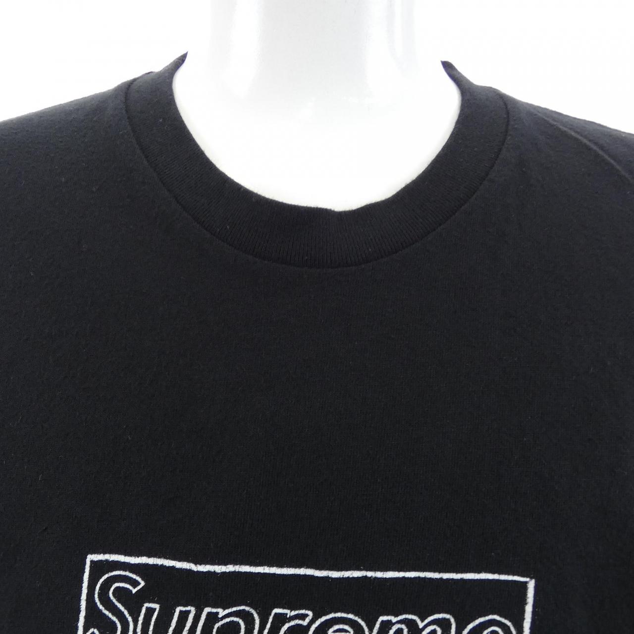 シュプリーム KAWS Chalk Logo コットンTシャツ