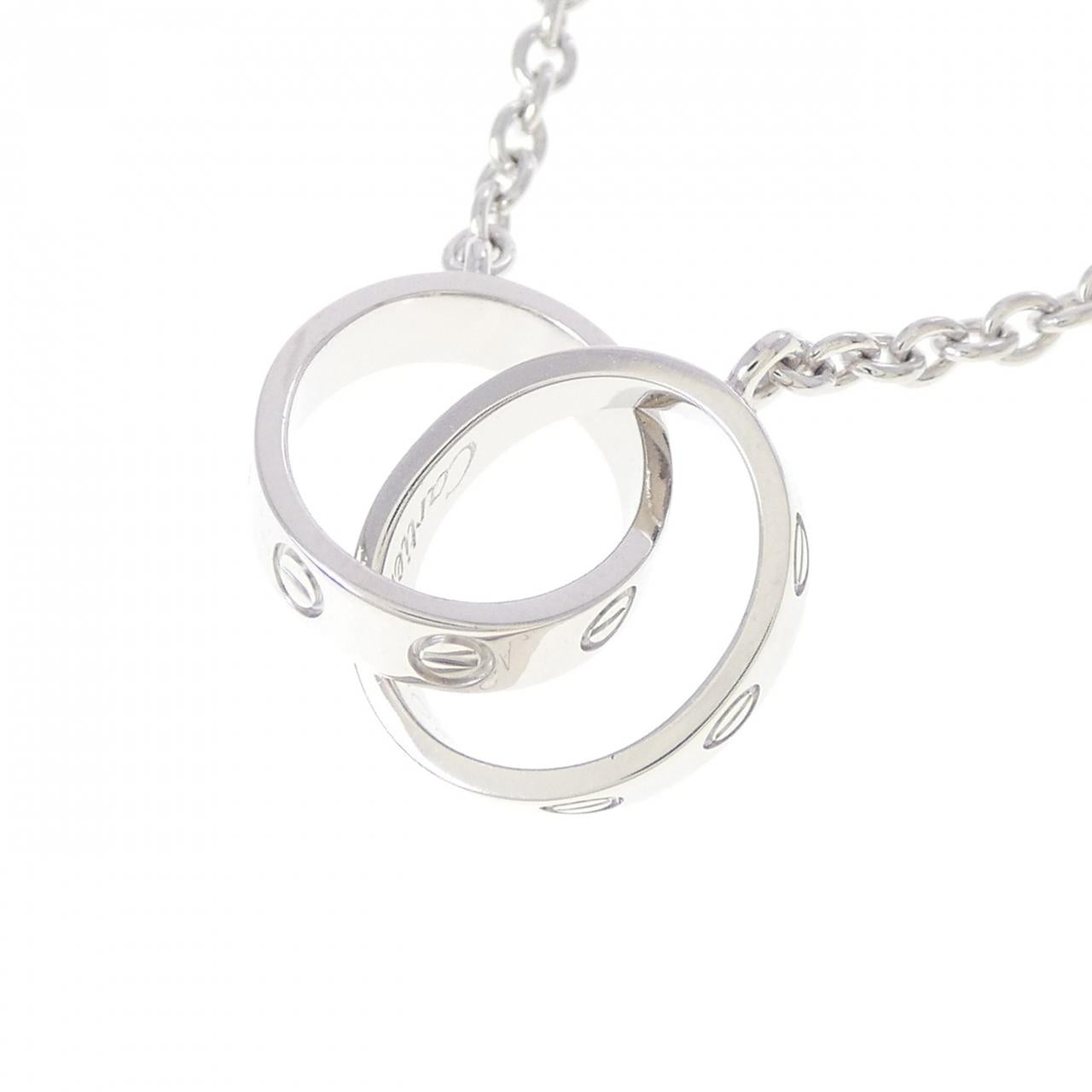 カルティエ ベビーラブ 750ホワイトゴールド ネックレス