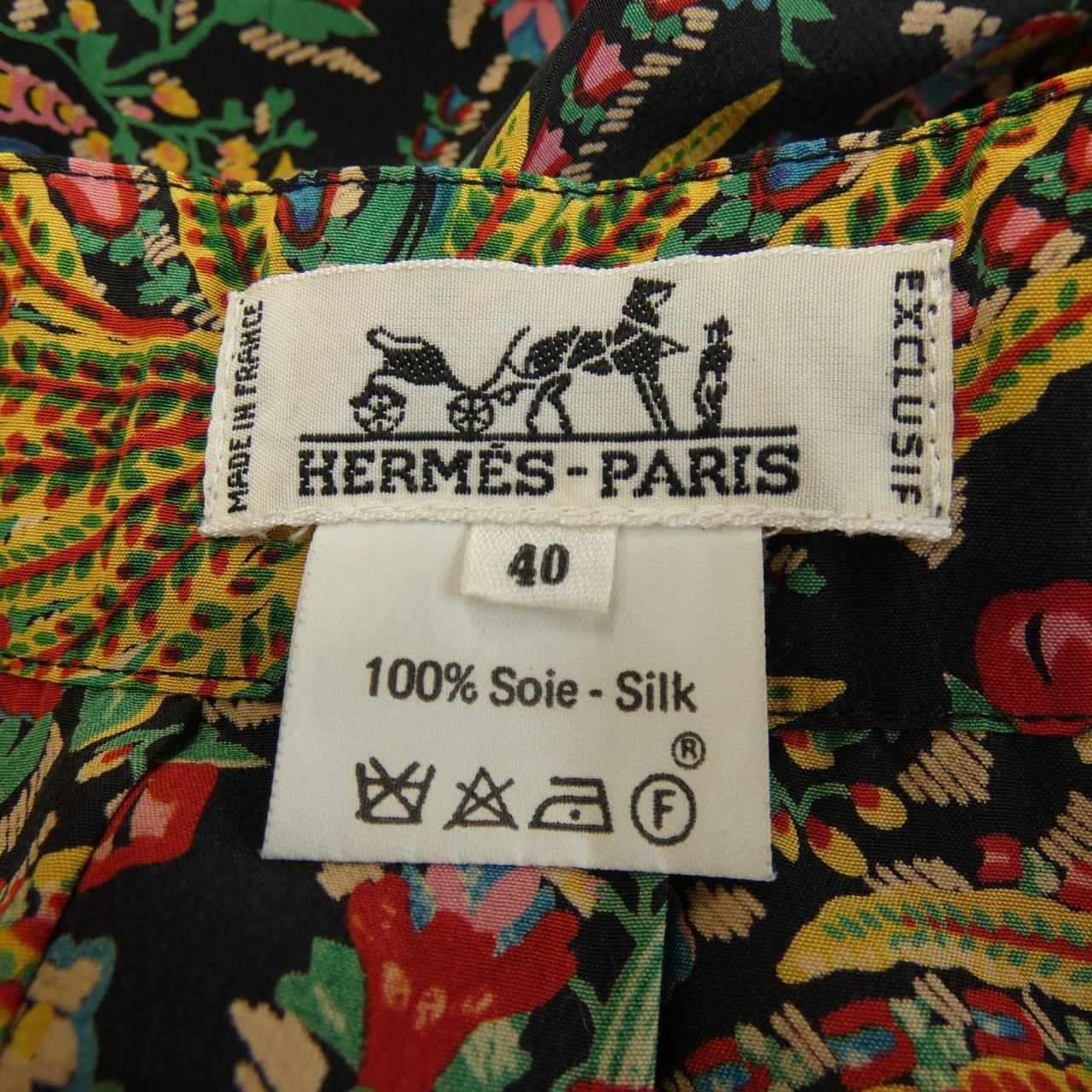 エルメス シルクスカート