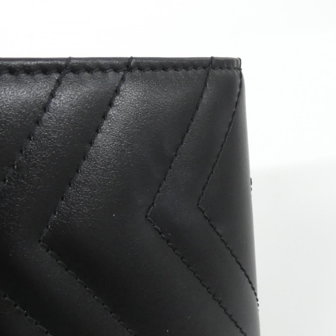 グッチ GGマーモント キルティングシェブロンレザー 長財布