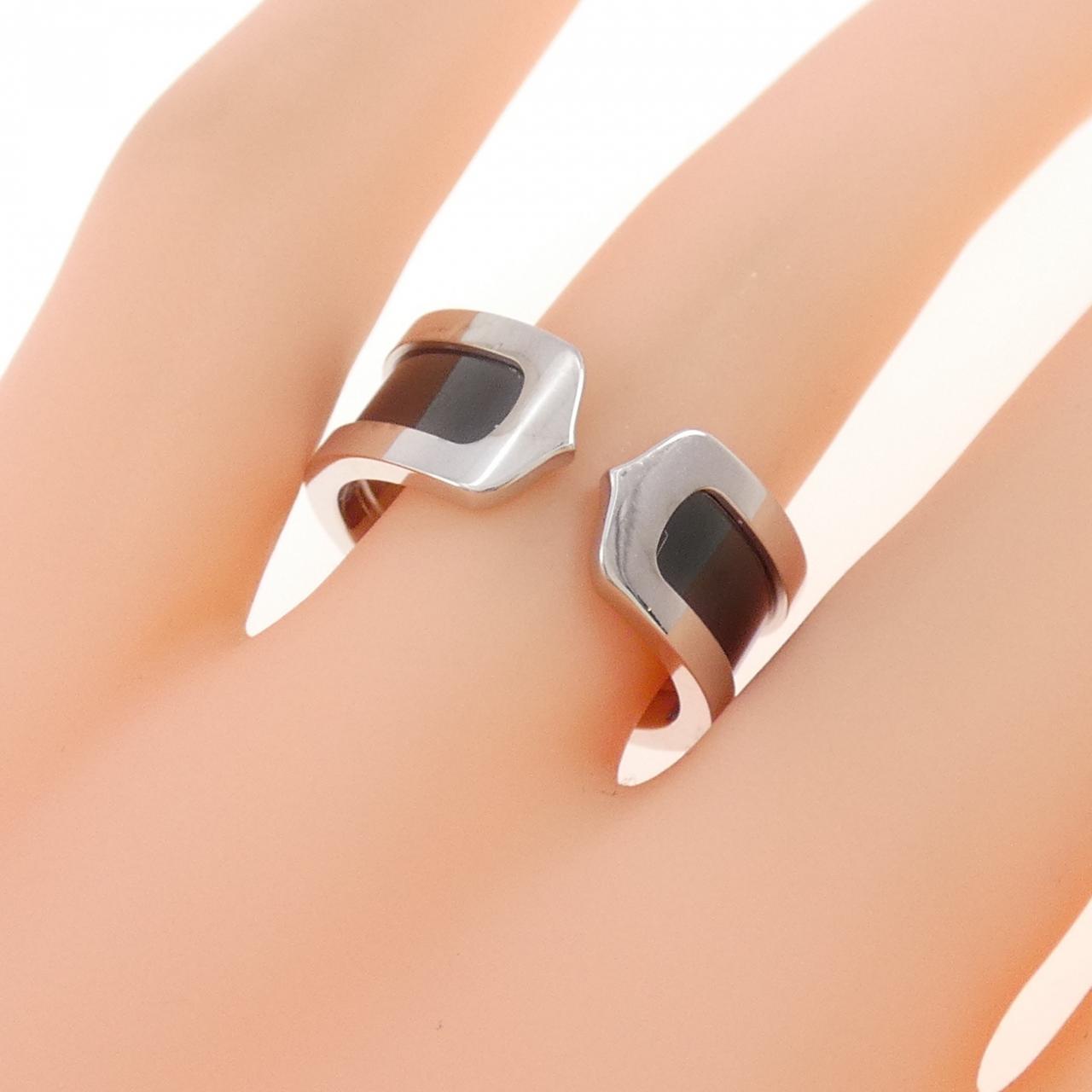 カルティエ C2 750ホワイトゴールド リング 14号
