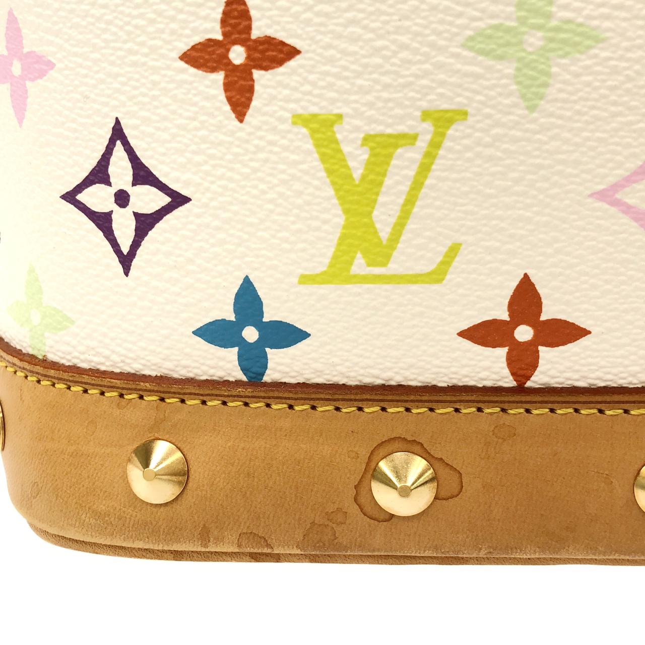 ルイヴィトン マルチカラー アルマ コーティングキャンバス ハンドバッグ