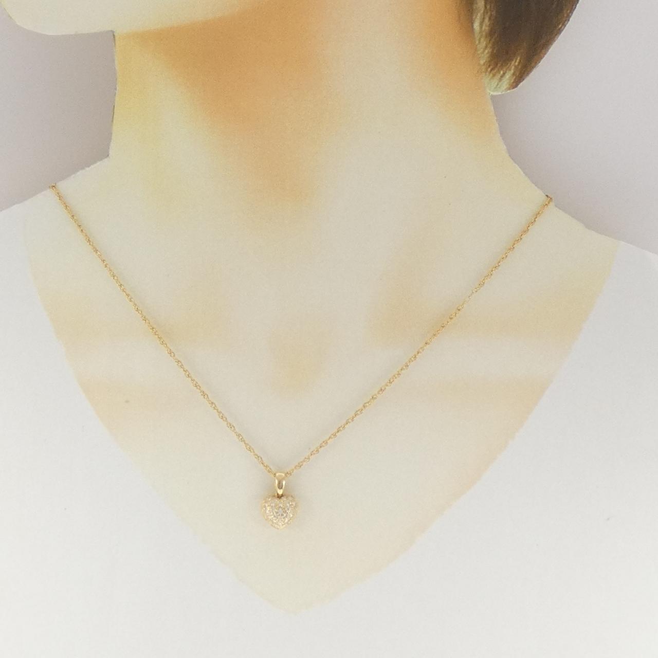 タサキ Au750 ダイヤモンドネックレス