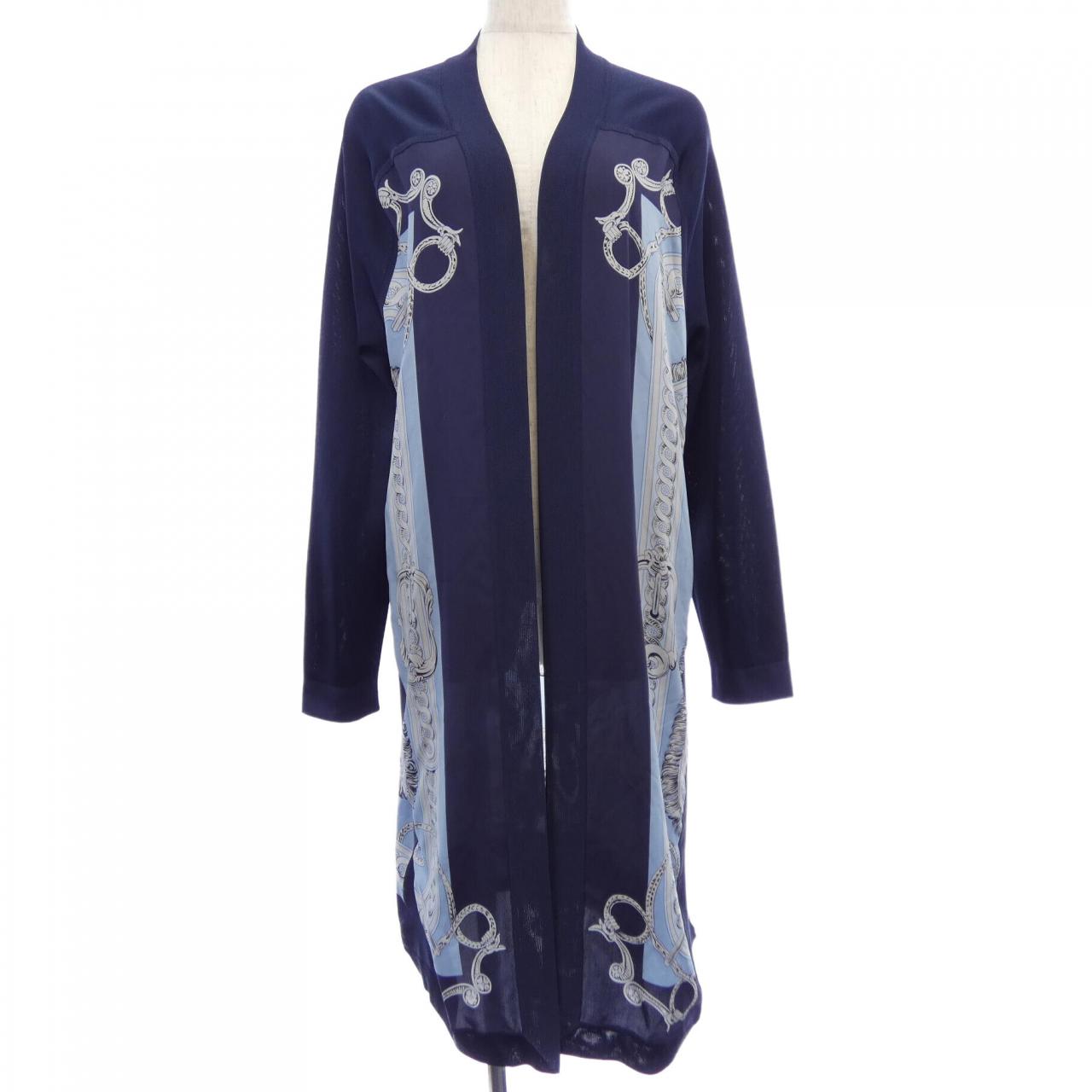 エルメス シルクロングカーディガン