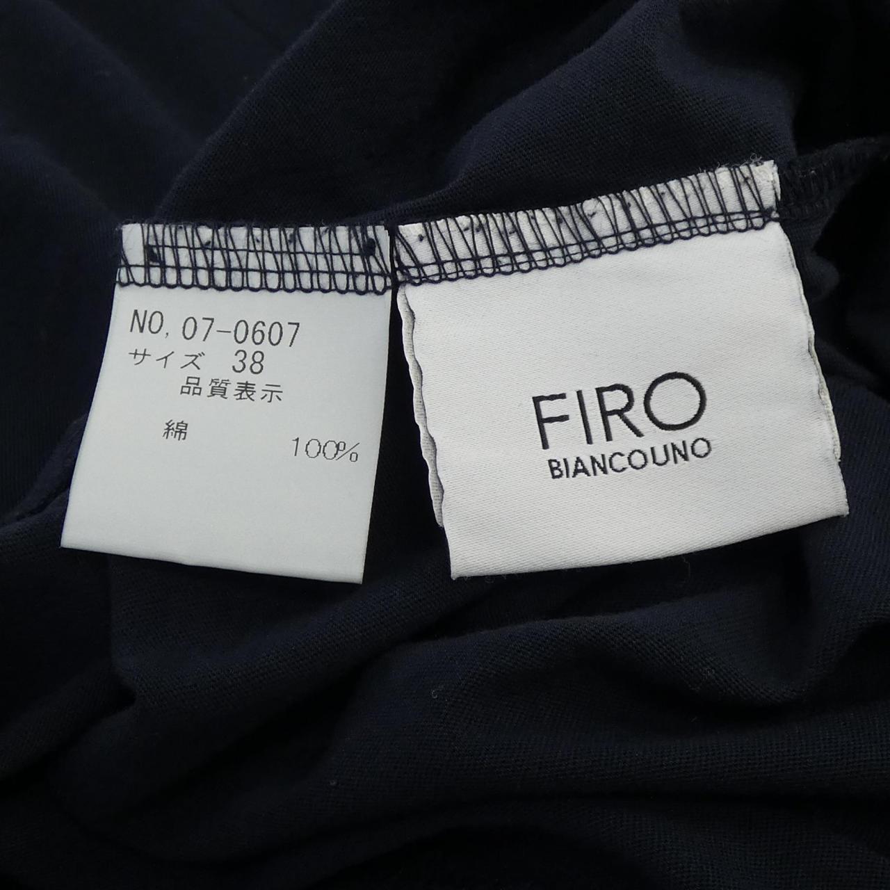 FIRO BIANCOUNO コットンTシャツ