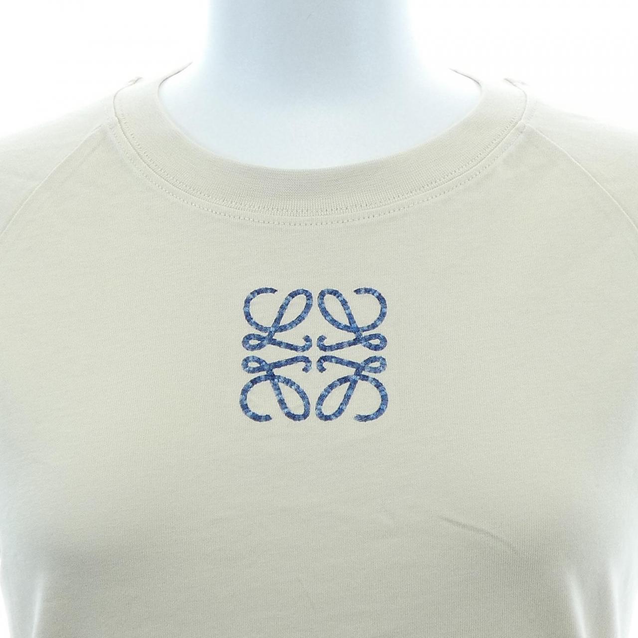 ロエベ パウラズイビザ アナグラム コットンTシャツ