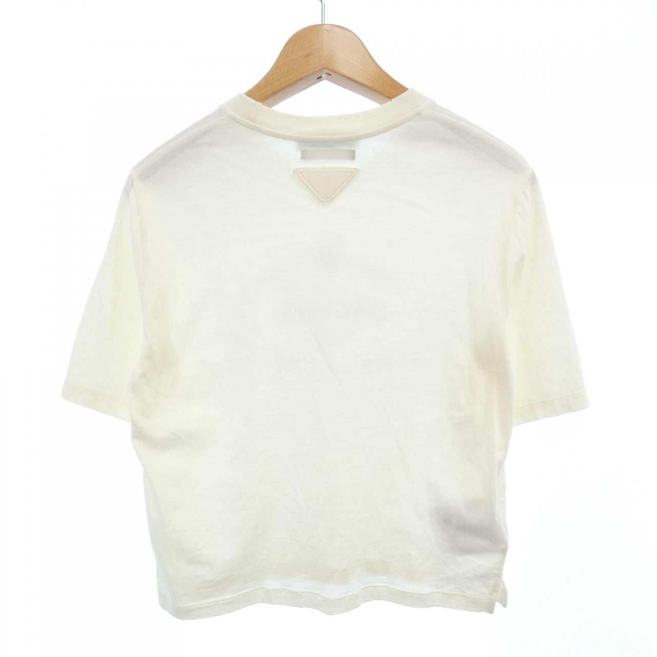 プラダ SAVOY LOGO コットンTシャツ