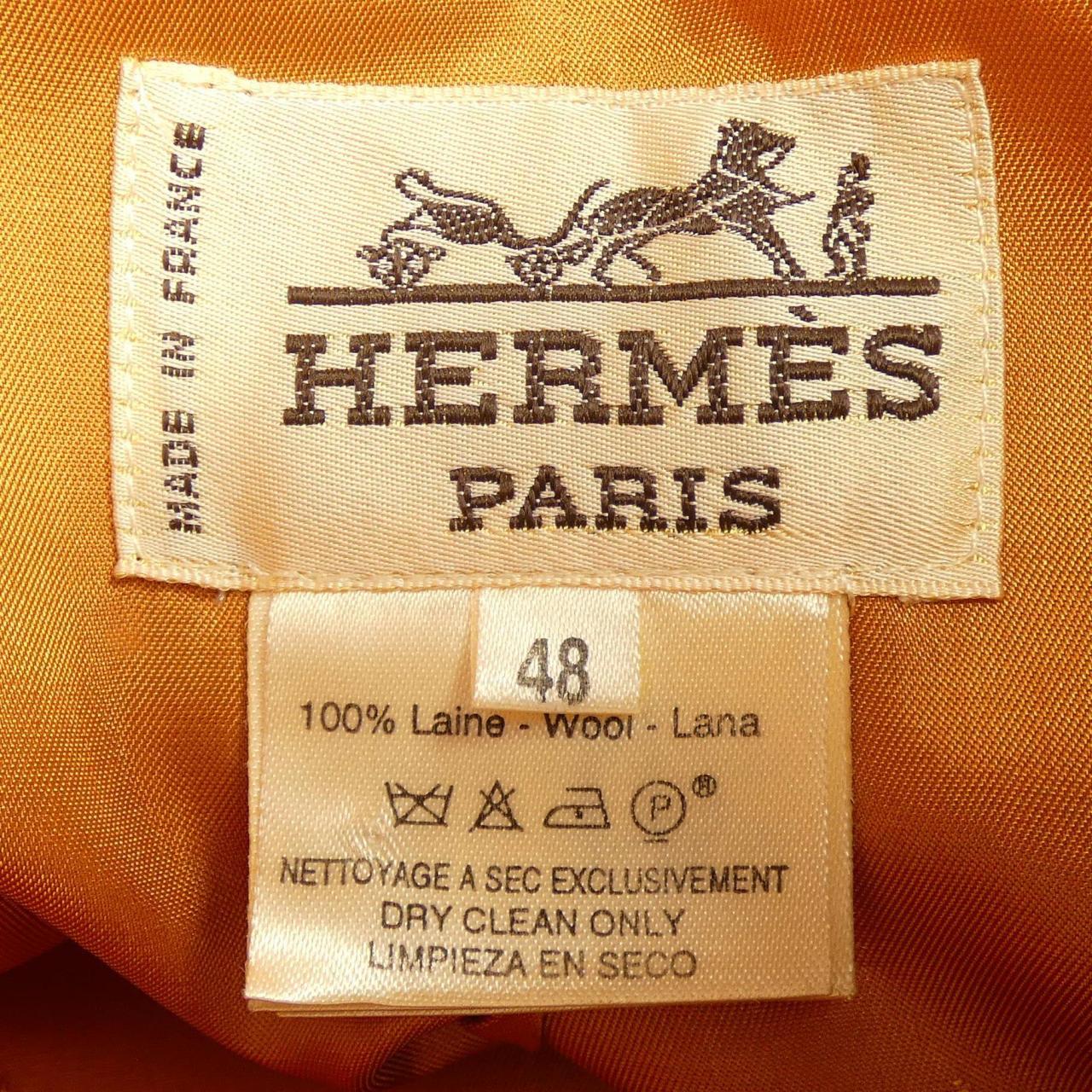 エルメス ウールレーヨンコート
