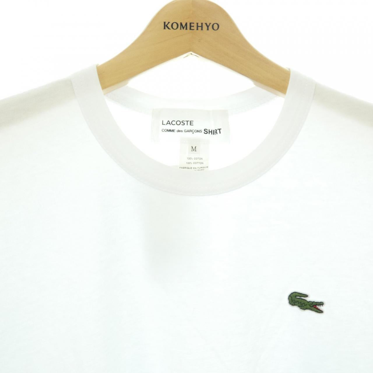 コムデギャルソン FL-T012 LACOSTE Tシャツ