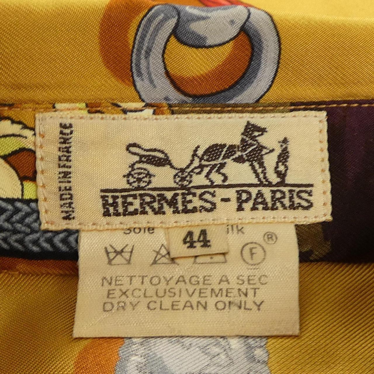 エルメス シルクシャツ