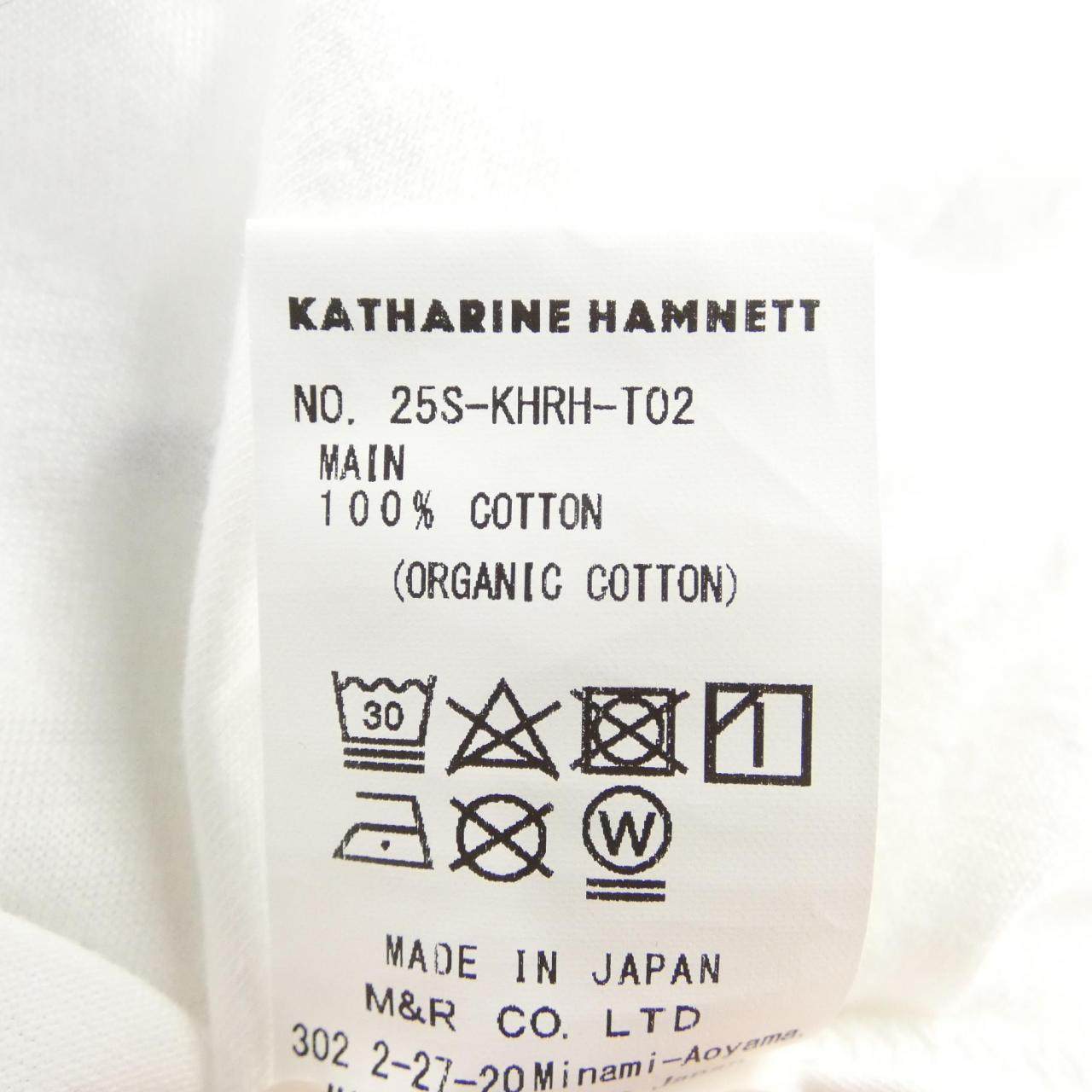 キャサリンハムネット コットンTシャツ
