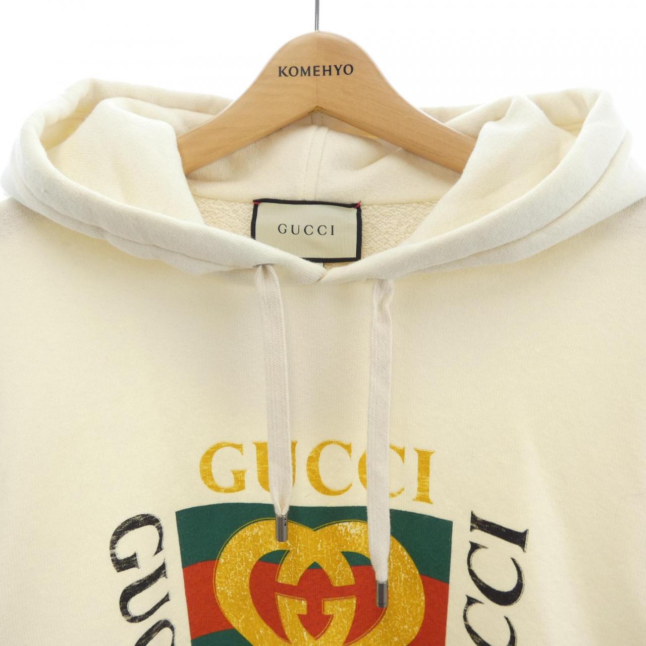 グッチ GUCCIロゴオーバーサイズスウェットパーカー