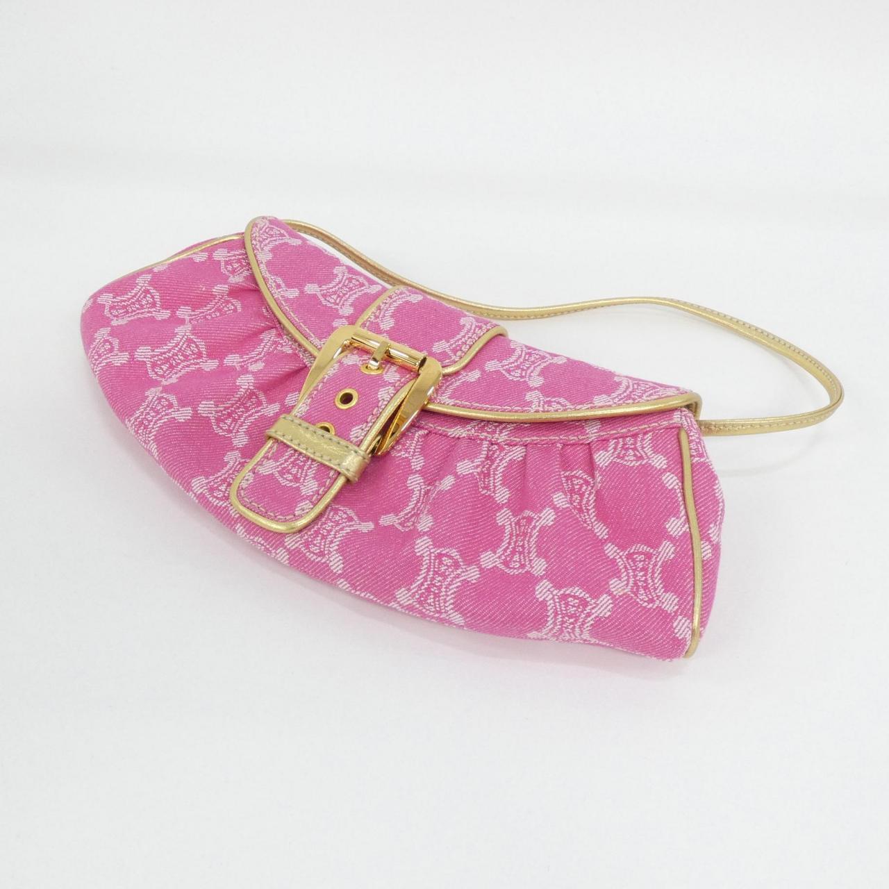 セリーヌ キャンバスショルダーバッグ