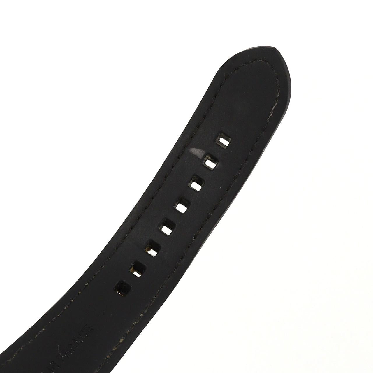 ルイヴィトン タンブール イン ブラック GMT ステンレススチール