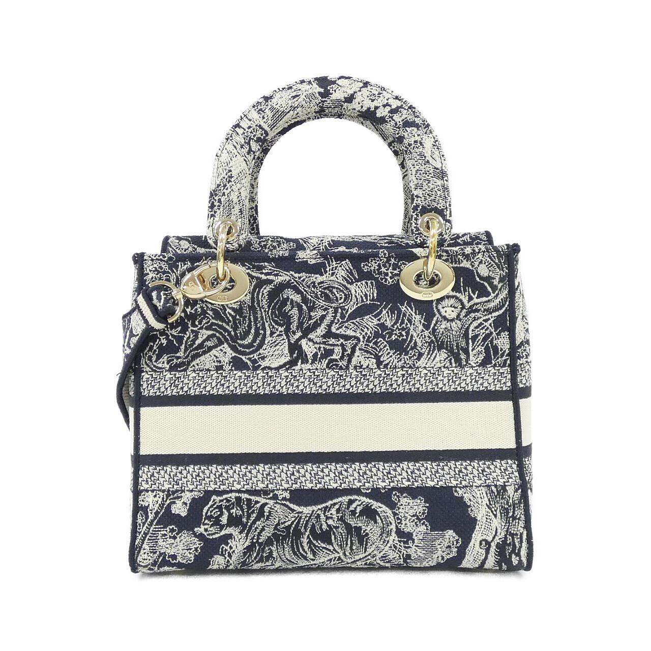 クリスチャンディオール TOILE DE JOUY REVERSE キャンバス ハンドバッグ