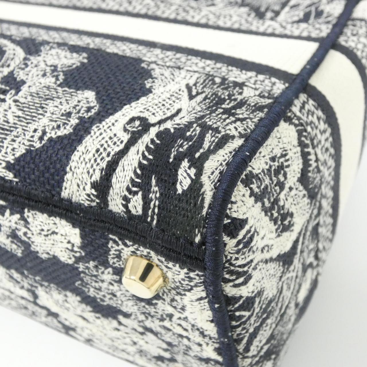 クリスチャンディオール TOILE DE JOUY REVERSE キャンバス ハンドバッグ