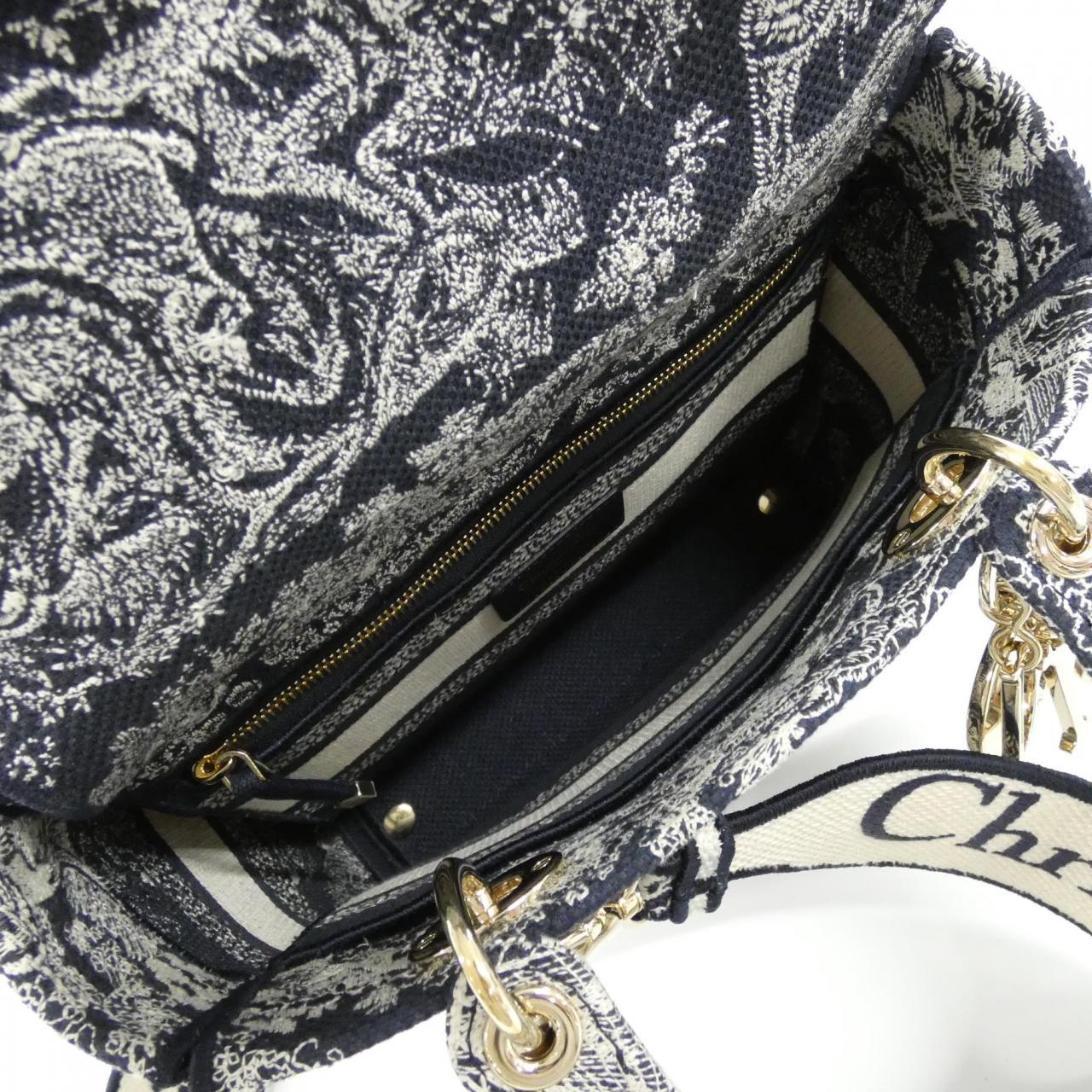 クリスチャンディオール TOILE DE JOUY REVERSE キャンバス ハンドバッグ