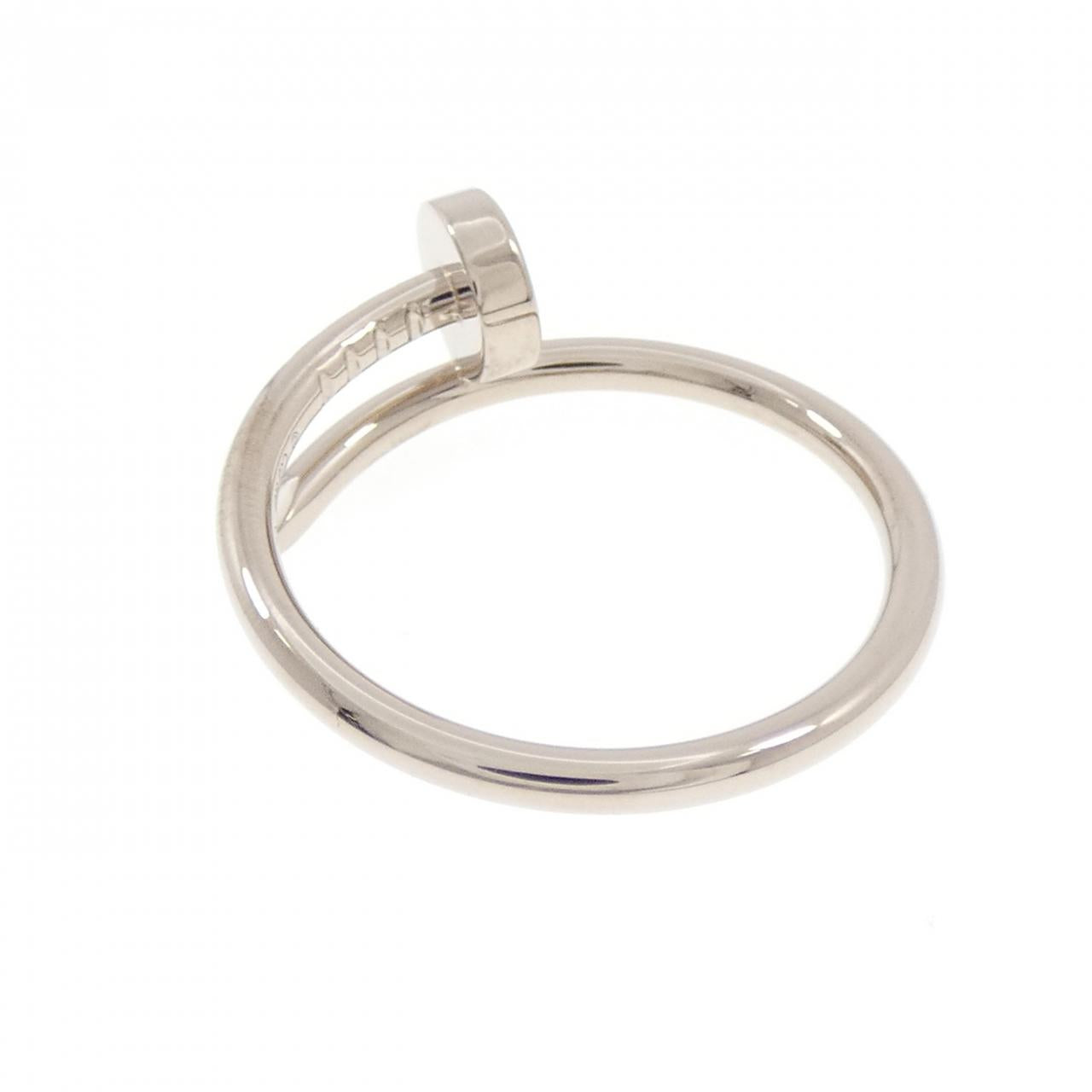 カルティエ ジュスト アン クル スモール 750ホワイトゴールド リング 13号