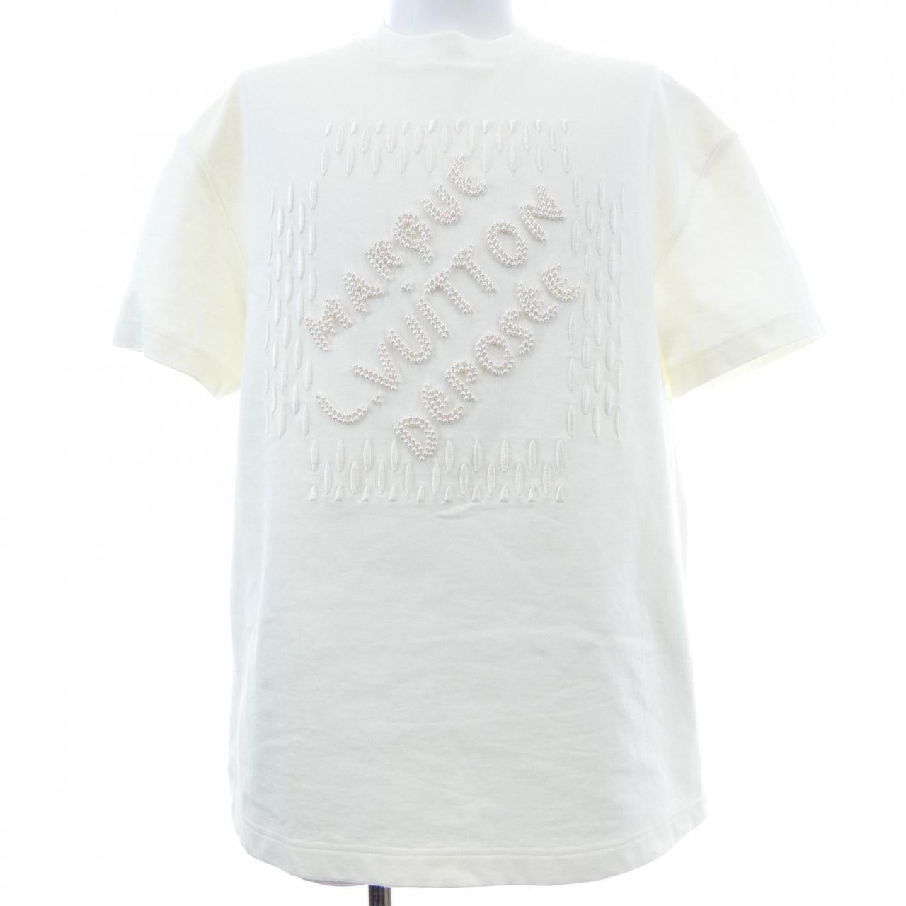 ルイヴィトン エンブロイダードシグネチャーコットンTシャツ
