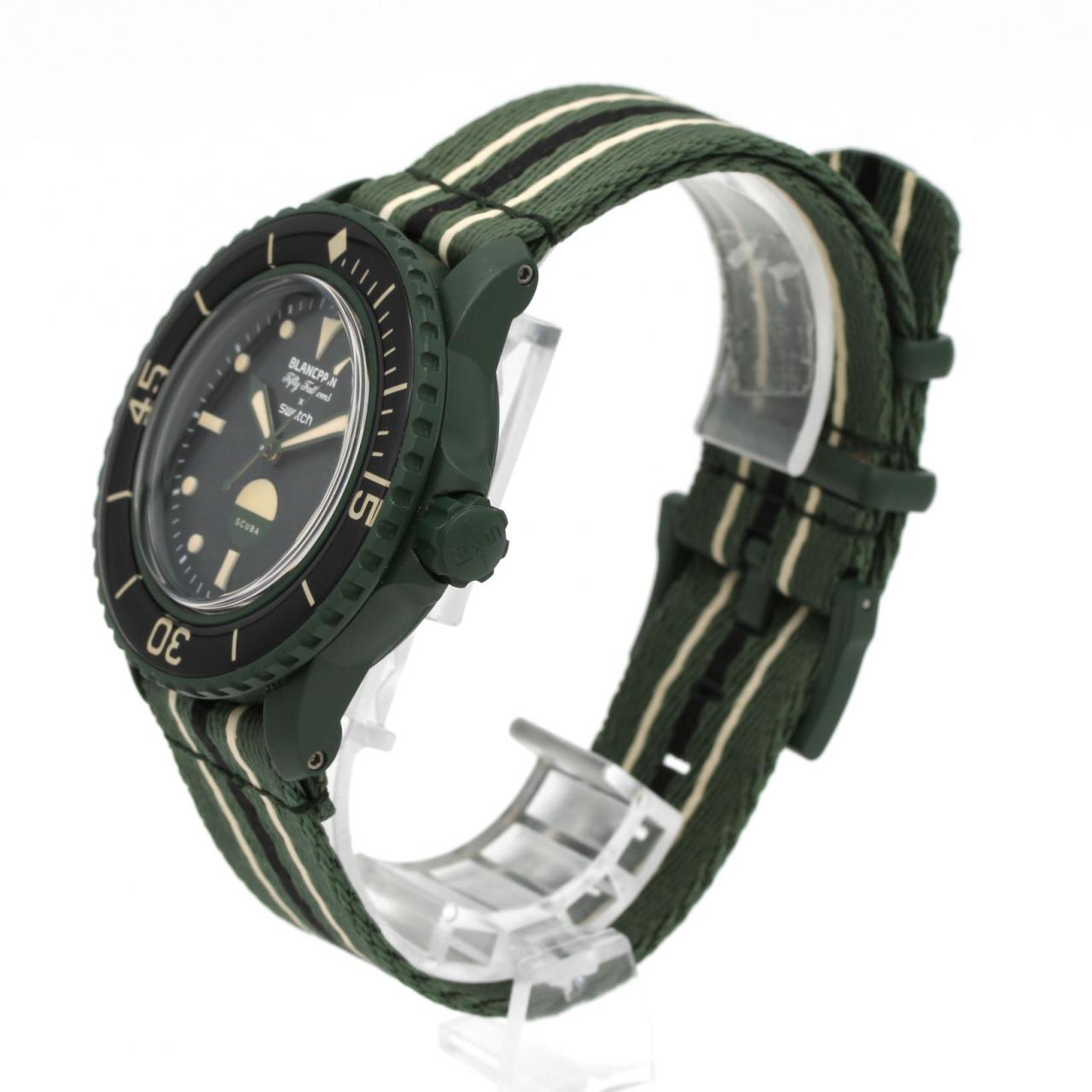 スウォッチ ブランパン フィフティファゾムス 自動巻腕時計