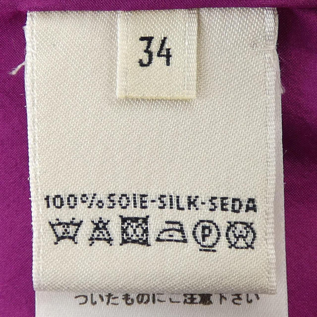 エルメス シルクワンピース