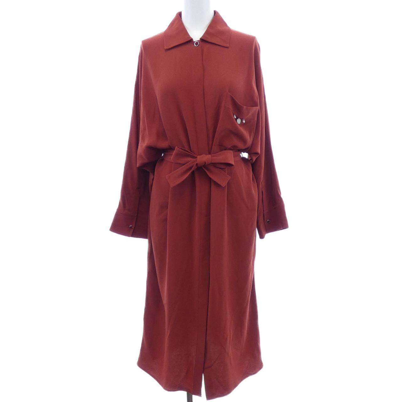 エルメス ROBE INSPIRATION CHEMISE シルク ワンピース