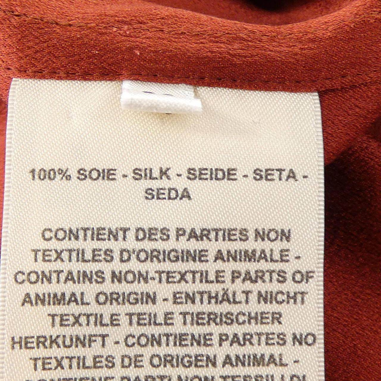 エルメス ROBE INSPIRATION CHEMISE シルク ワンピース