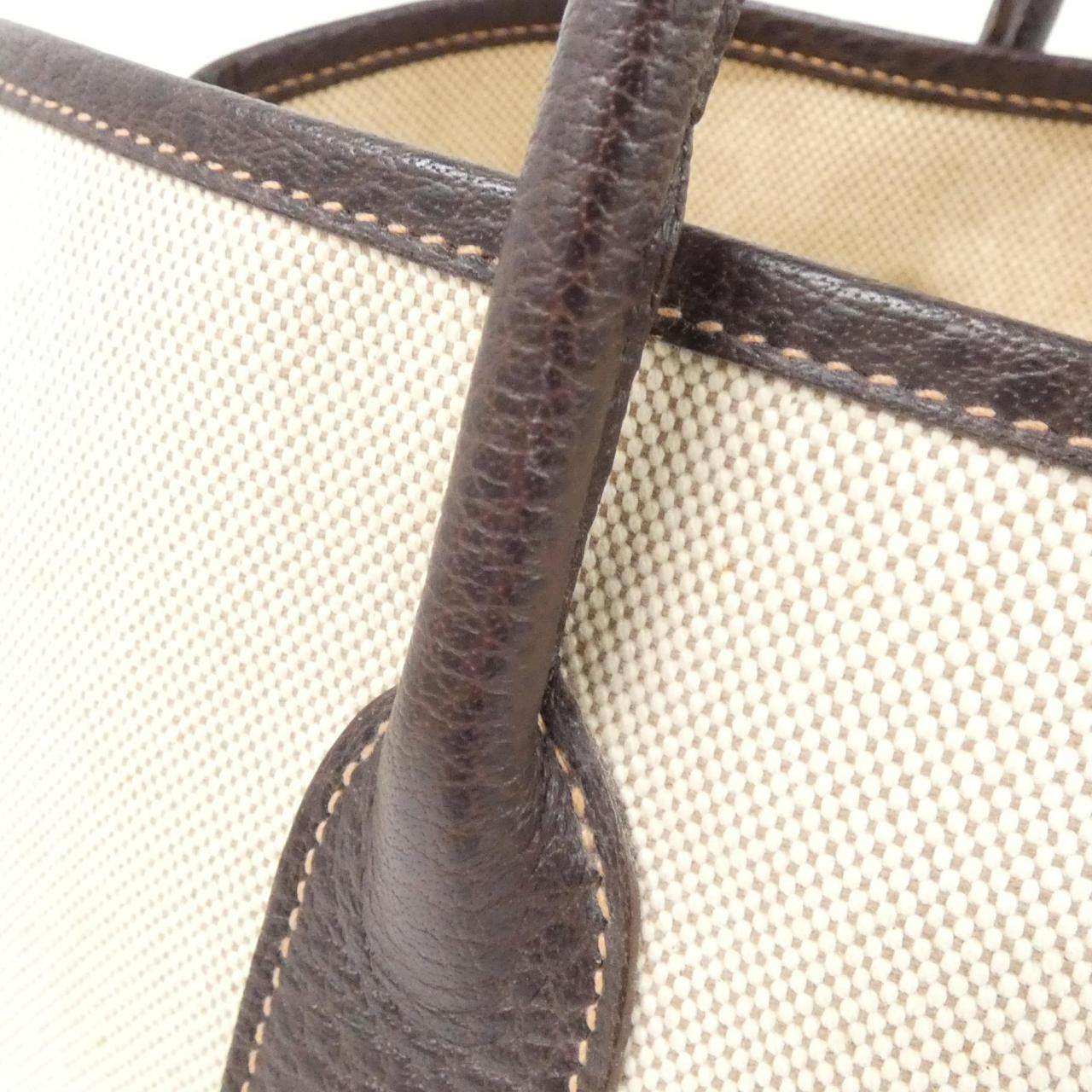 エルメス ガーデンパーティ36 トワルアッシュ ブッフルスキッパー トートバッグ