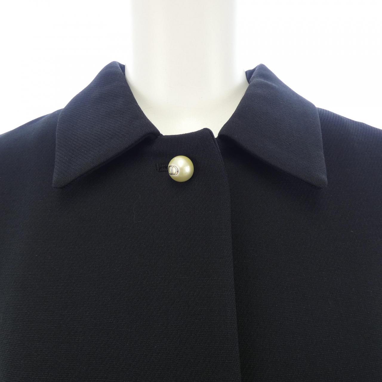 クリスチャンディオール DIOR TRIBALES シルク混クロップドジャケット