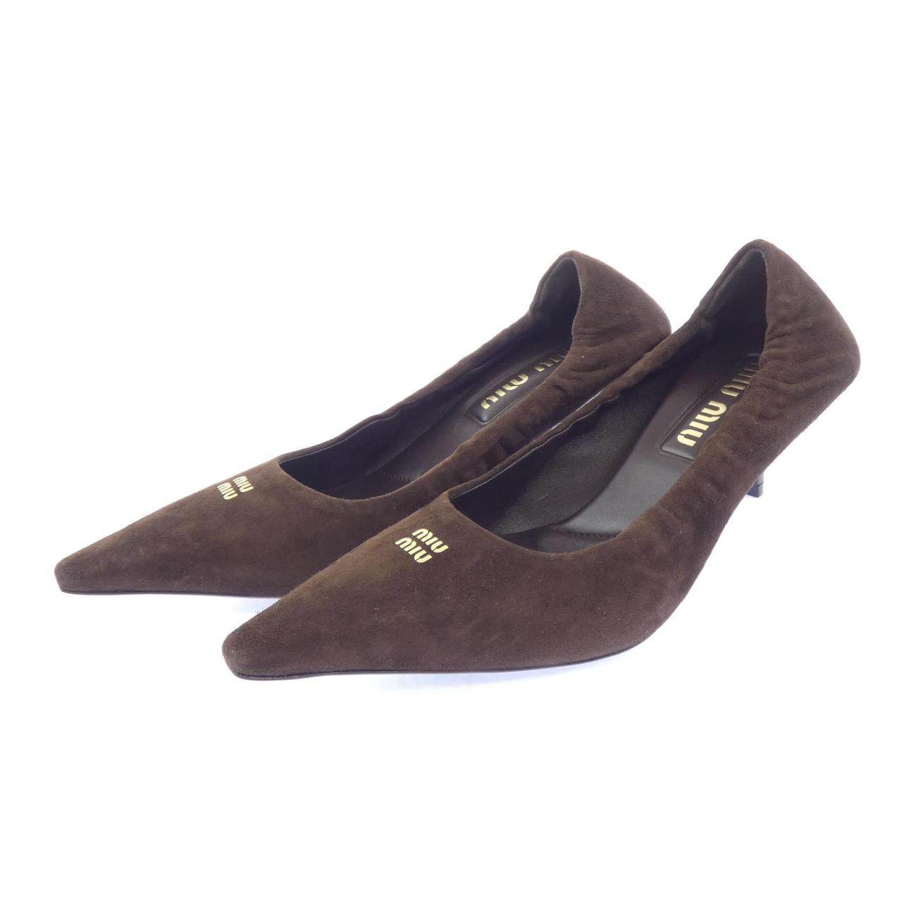ミュウミュウ PUCHES SUEDE パンプス