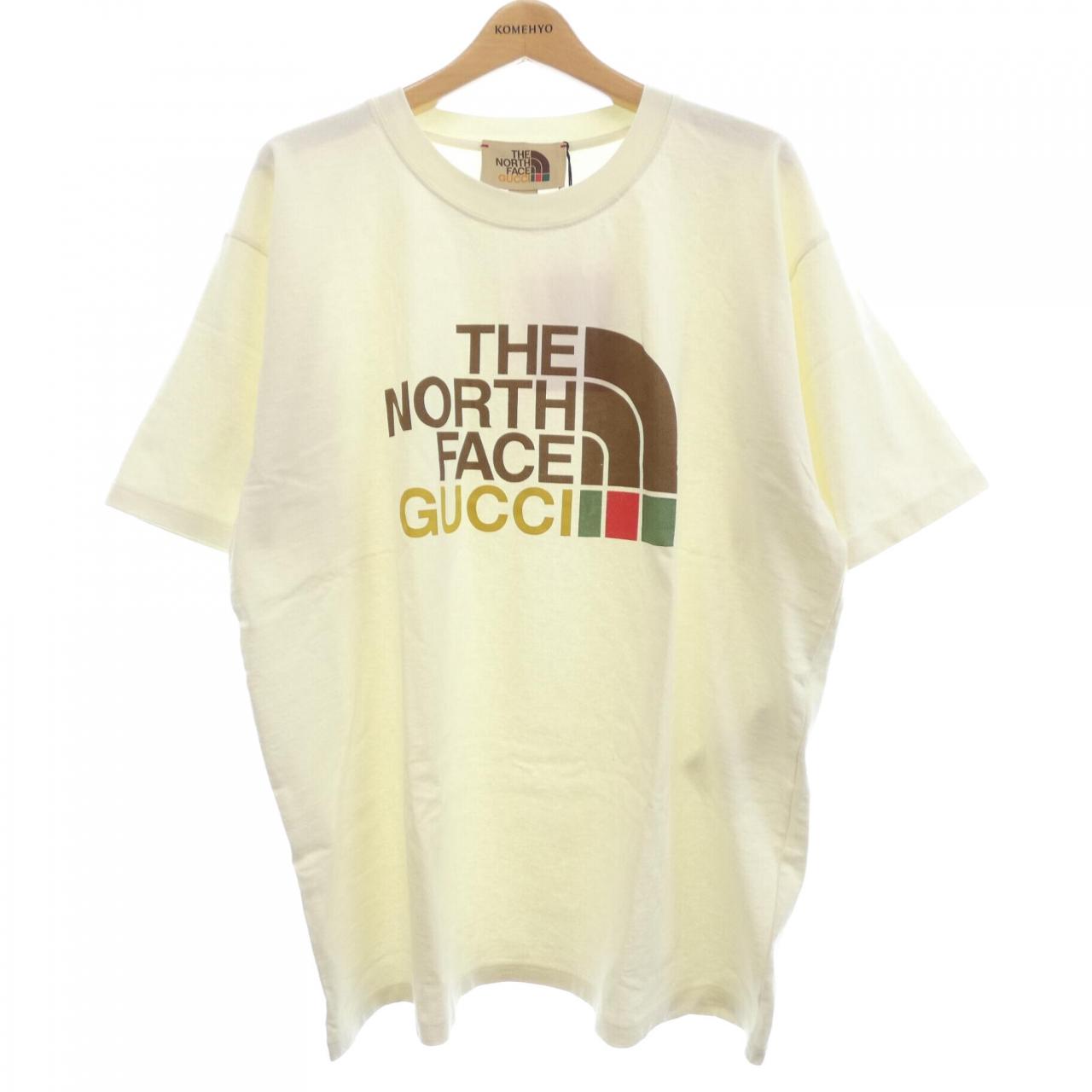 グッチザノースフェイス コットンTシャツ