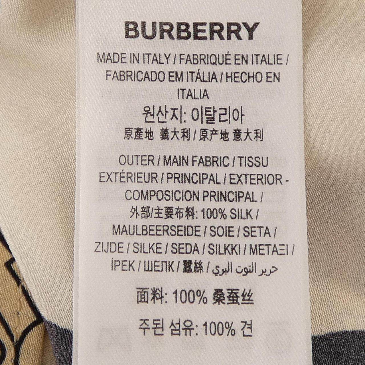 バーバリーロンドン シルクシャツ